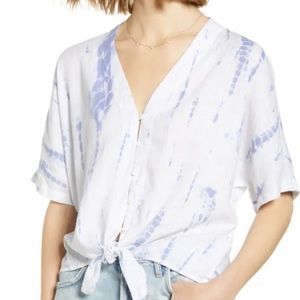 Rails Thea Tie Dye Cloud White Blouse
